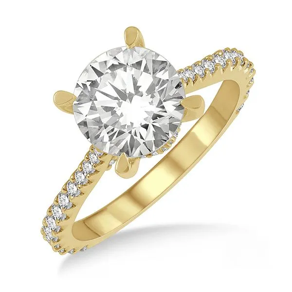 Round Engagement Ring Setting Jim Kryshak Jewelers Wausau, WI