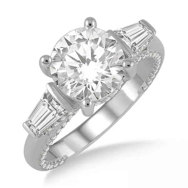 Round Engagement Ring Setting Jim Kryshak Jewelers Wausau, WI