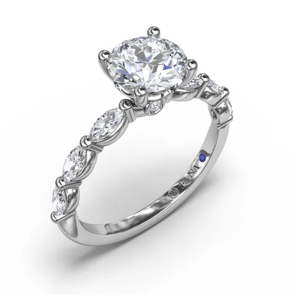 Round Engagement Ring Setting Jim Kryshak Jewelers Wausau, WI