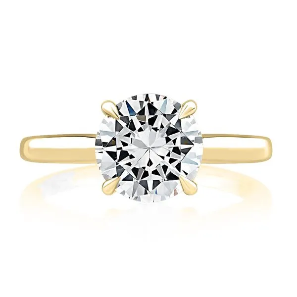 Round Solitaire Engagement Ring Setting Image 2 Jim Kryshak Jewelers Wausau, WI