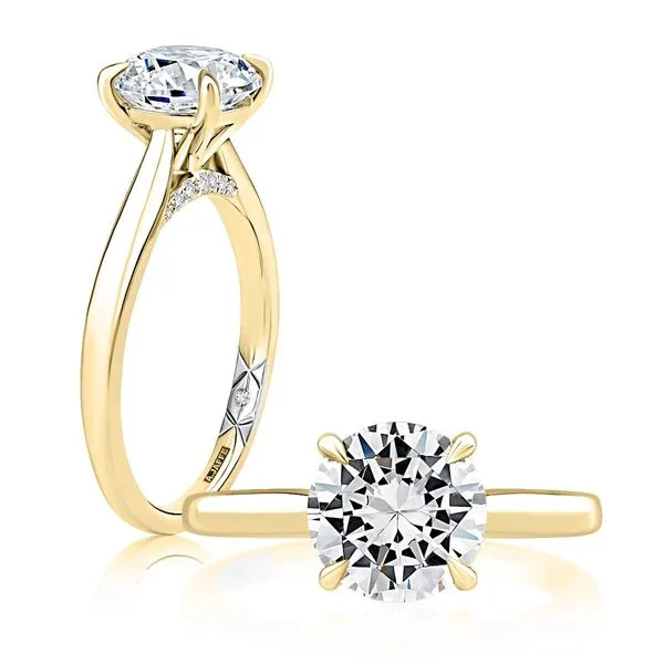 Round Solitaire Engagement Ring Setting Jim Kryshak Jewelers Wausau, WI