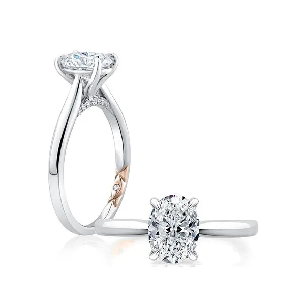 Oval Solitaire Engagement Ring Setting Jim Kryshak Jewelers Wausau, WI