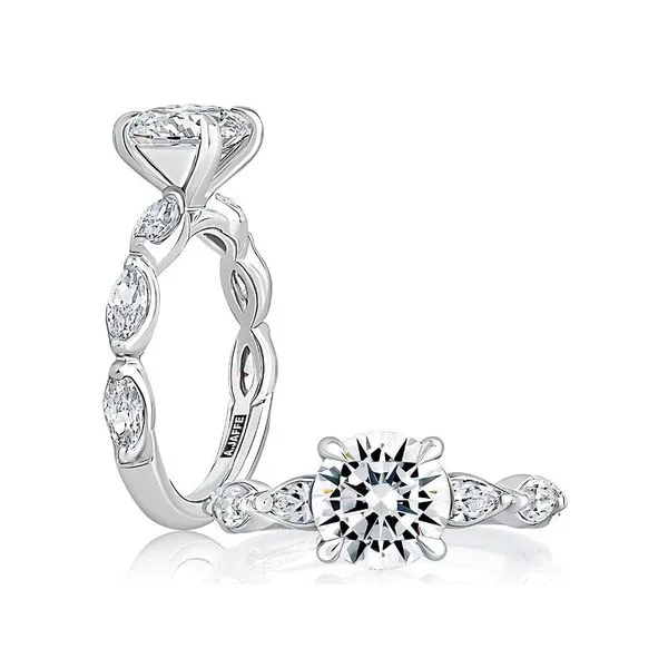 Round Engagement Ring Setting Jim Kryshak Jewelers Wausau, WI