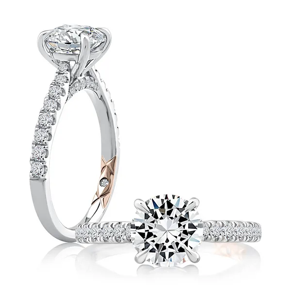 Round Engagement Ring Setting Jim Kryshak Jewelers Wausau, WI
