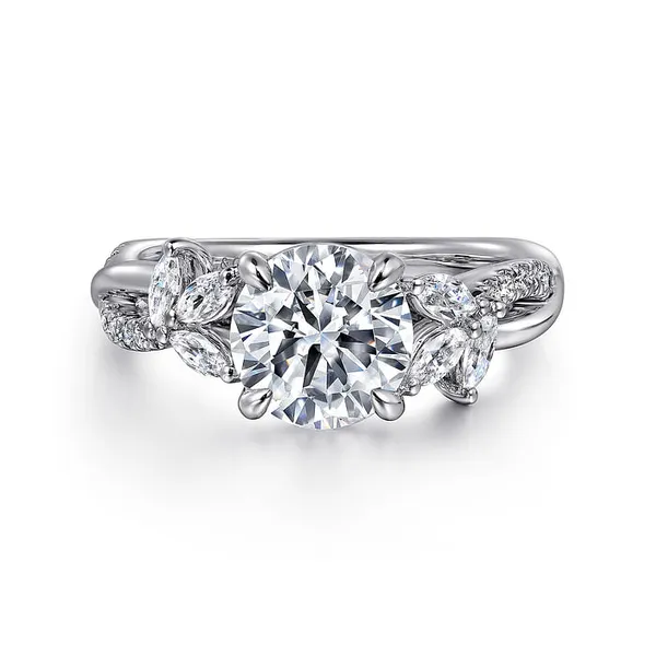 Round Twist Engagement Ring Setting Jim Kryshak Jewelers Wausau, WI
