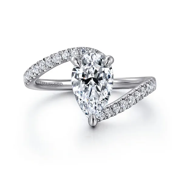 Pear Engagement Ring Setting Jim Kryshak Jewelers Wausau, WI