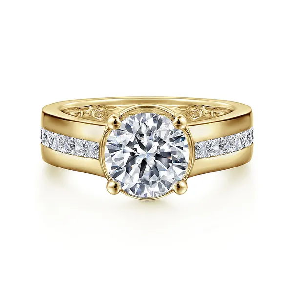 Round Engagement Ring Setting Jim Kryshak Jewelers Wausau, WI
