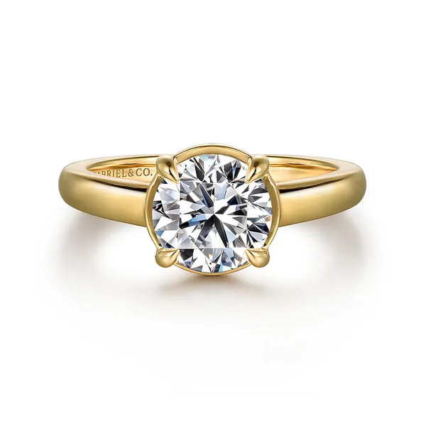 Round Engagement Ring Setting Jim Kryshak Jewelers Wausau, WI