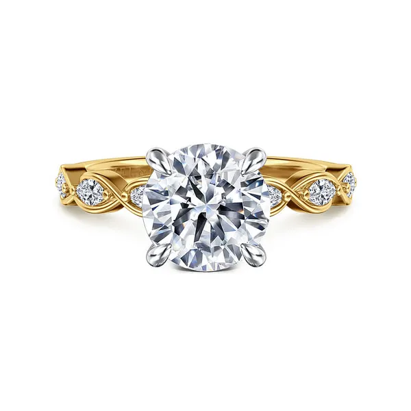 Round Engagement Ring Setting Jim Kryshak Jewelers Wausau, WI