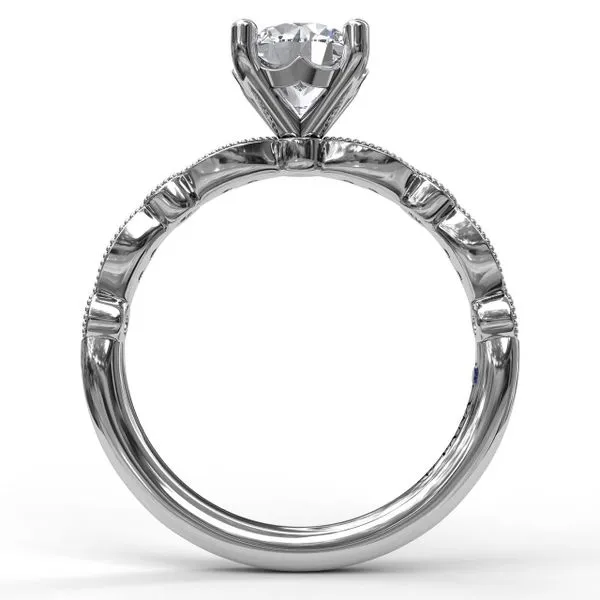 Round Engagement Ring Setting Image 3 Jim Kryshak Jewelers Wausau, WI