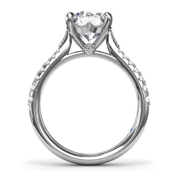 Round Engagement Ring Setting Image 3 Jim Kryshak Jewelers Wausau, WI