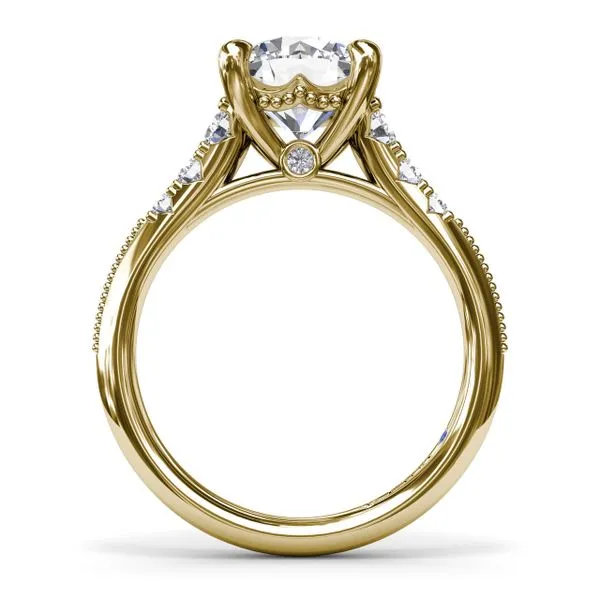 Round Engagement Ring Setting Image 3 Jim Kryshak Jewelers Wausau, WI