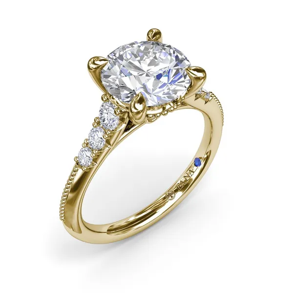 Round Engagement Ring Setting Jim Kryshak Jewelers Wausau, WI