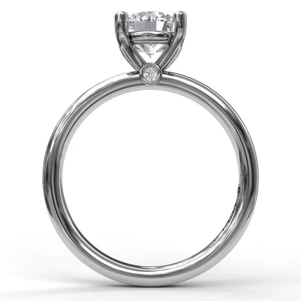 Round Solitaire Engagement Ring Setting Image 3 Jim Kryshak Jewelers Wausau, WI