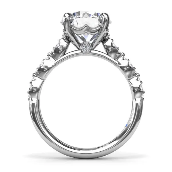 Round Engagement Ring Setting Image 3 Jim Kryshak Jewelers Wausau, WI