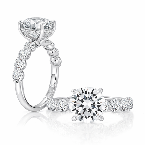 Round Engagement Ring Setting Jim Kryshak Jewelers Wausau, WI