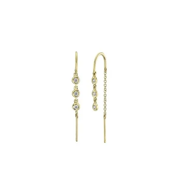 Threader Diamond Earrings Jim Kryshak Jewelers Wausau, WI