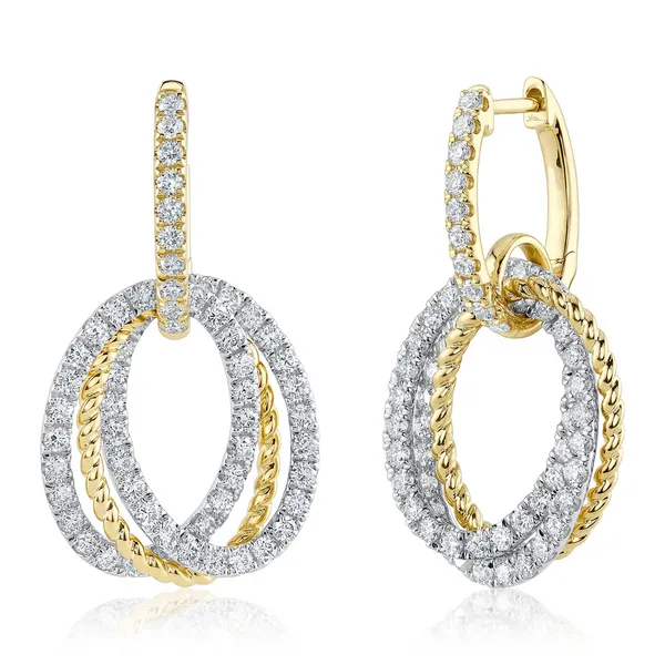 Dangle Diamond Earrings Jim Kryshak Jewelers Wausau, WI