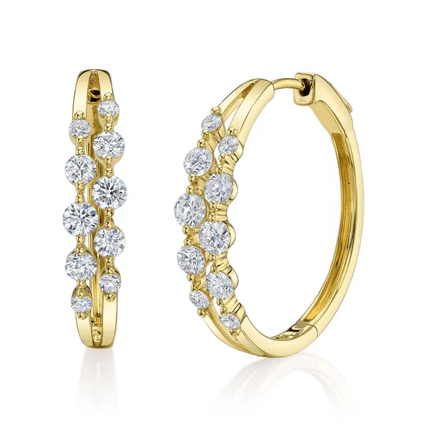 Diamond Hoop Earrings Jim Kryshak Jewelers Wausau, WI