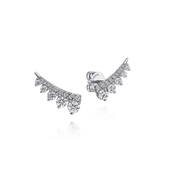 Diamond Climber Earrings Jim Kryshak Jewelers Wausau, WI