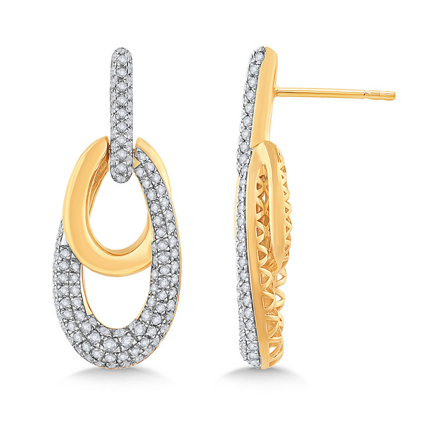 Dangle Diamond Earrings Jim Kryshak Jewelers Wausau, WI