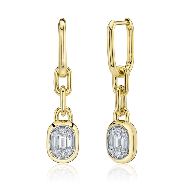 Diamond Dangle Earrings Jim Kryshak Jewelers Wausau, WI