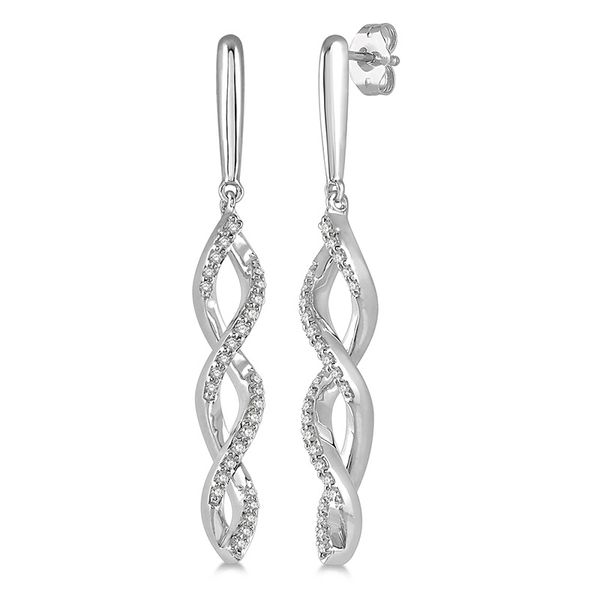 Dangle Diamond Earrings Jim Kryshak Jewelers Wausau, WI