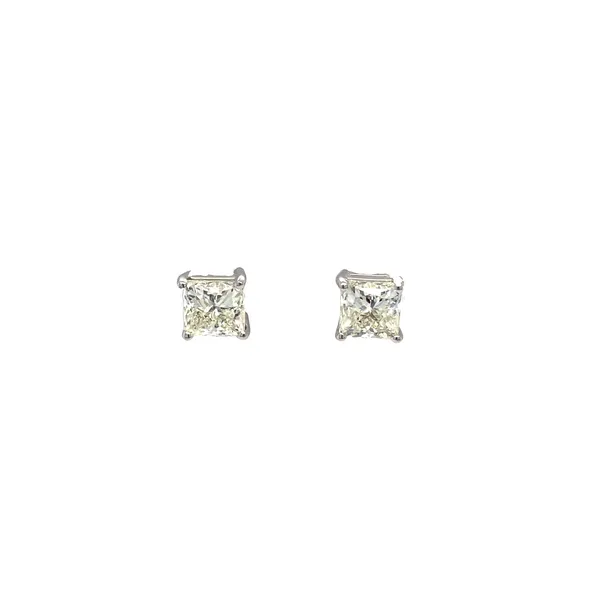 Princess Diamond Stud Earrings Jim Kryshak Jewelers Wausau, WI