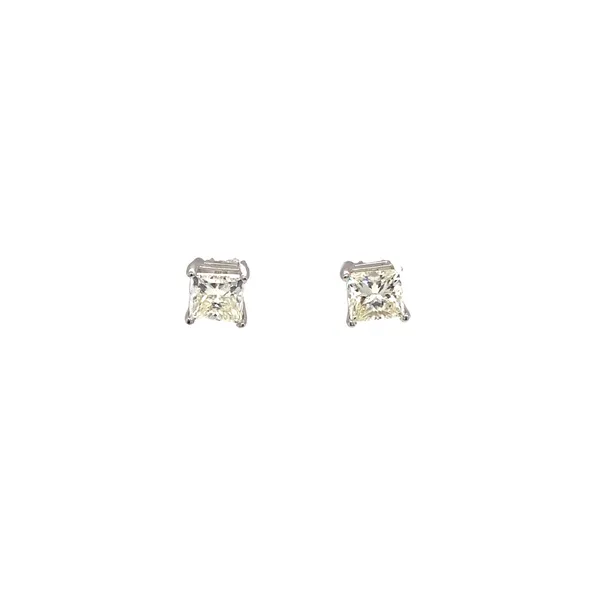 Princess Diamond Stud Earrings Jim Kryshak Jewelers Wausau, WI