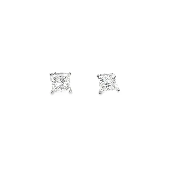 Princess Diamond Stud Earrings Jim Kryshak Jewelers Wausau, WI
