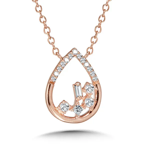 Diamond Pear Necklace Jim Kryshak Jewelers Wausau, WI