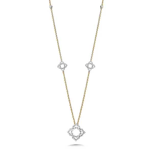 Diamond Heart Clover Necklace Jim Kryshak Jewelers Wausau, WI
