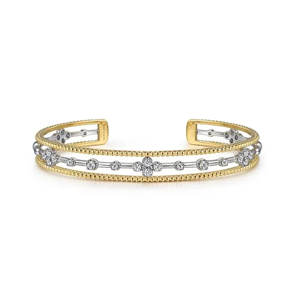 Beaded Diamond Bangle Jim Kryshak Jewelers Wausau, WI