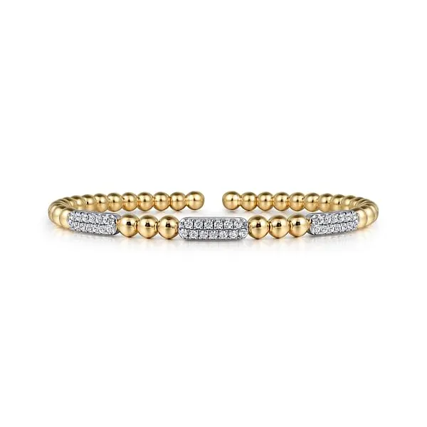 Beaded Diamond Bangle Jim Kryshak Jewelers Wausau, WI