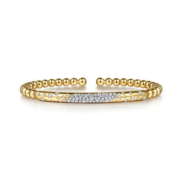 Beaded Diamond Bangle Jim Kryshak Jewelers Wausau, WI