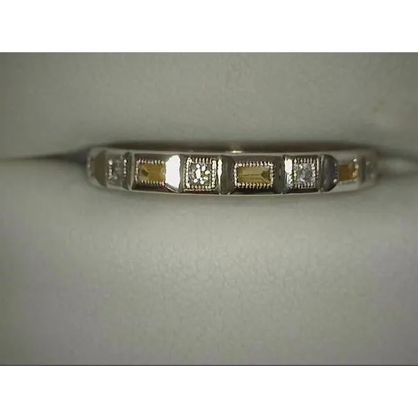 Citrine and Diamond Stackable Ring Image 2 Jim Kryshak Jewelers Wausau, WI