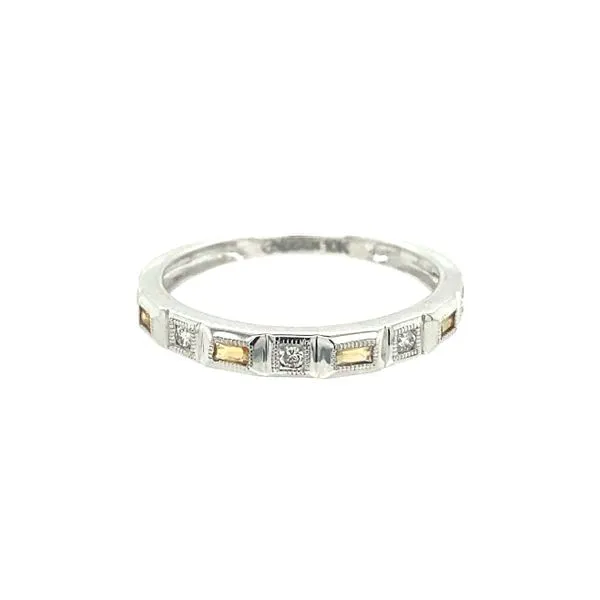 Citrine and Diamond Stackable Ring Jim Kryshak Jewelers Wausau, WI