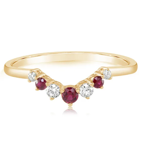 14K Yellow Ruby and Diamond Ring Jim Kryshak Jewelers Wausau, WI
