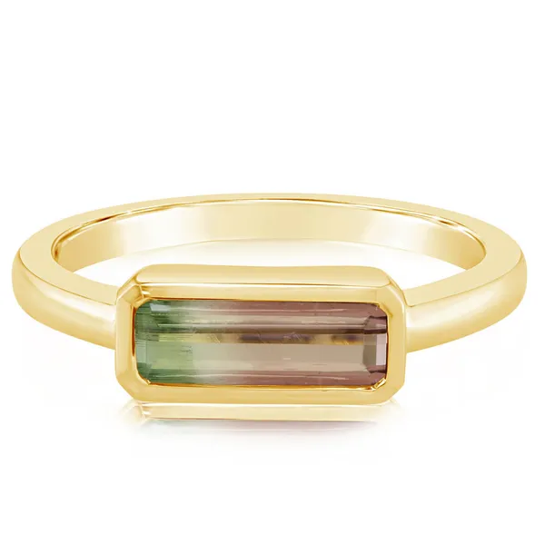 14K Yellow Emerald Tourmaline Ring Jim Kryshak Jewelers Wausau, WI