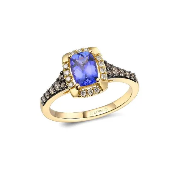 Le Vian 14K Honey Gold Halo Ring Jim Kryshak Jewelers Wausau, WI