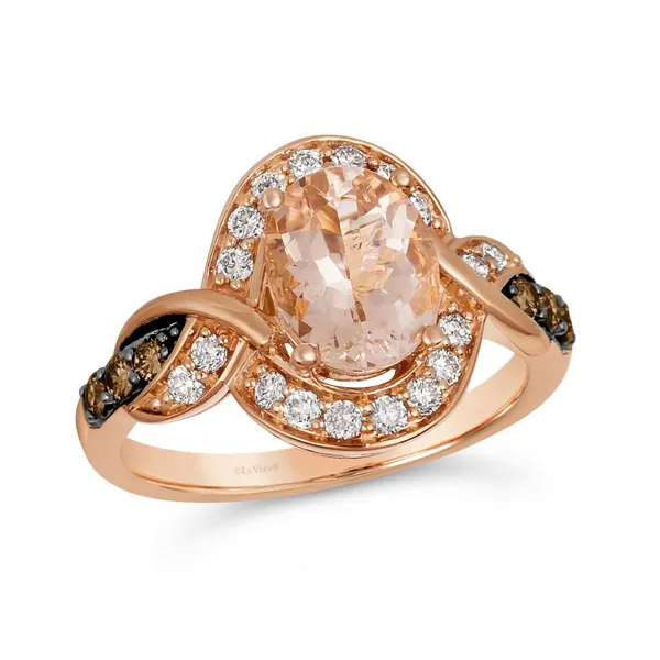 Le Vian 14K Strawberry Gold Halo Ring Jim Kryshak Jewelers Wausau, WI