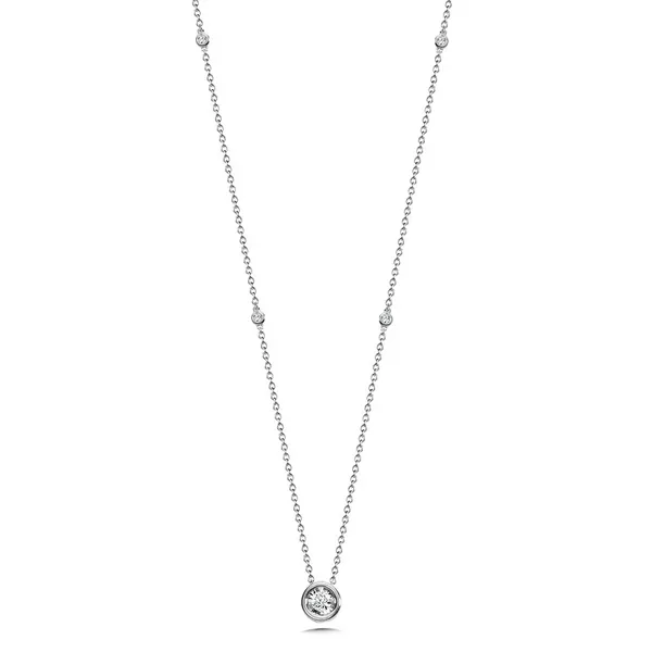 Diamond Bezel Necklace Jim Kryshak Jewelers Wausau, WI