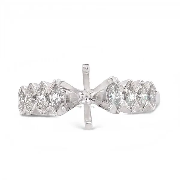 White Gold Diamond Engagement Ring JMR Jewelers Cooper City, FL