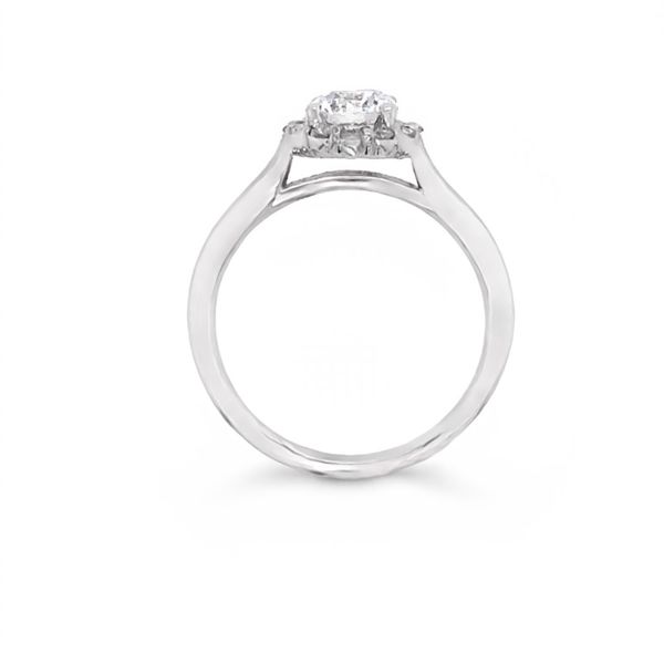 White Gold Diamond Engagement Ring Image 2 JMR Jewelers Cooper City, FL