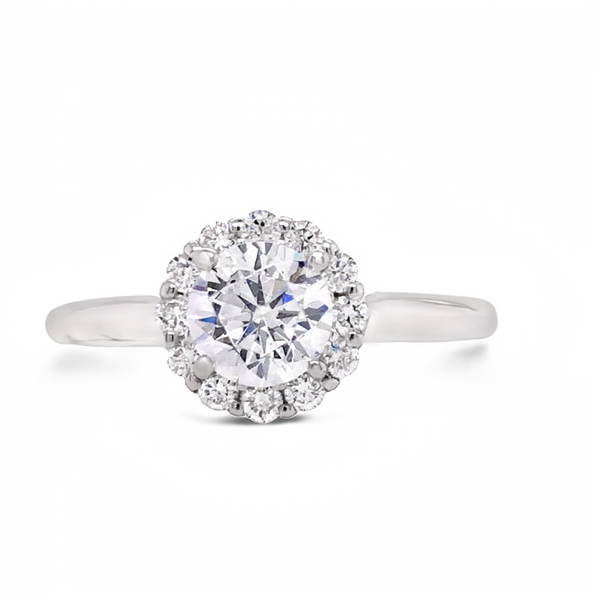 White Gold Diamond Engagement Ring JMR Jewelers Cooper City, FL