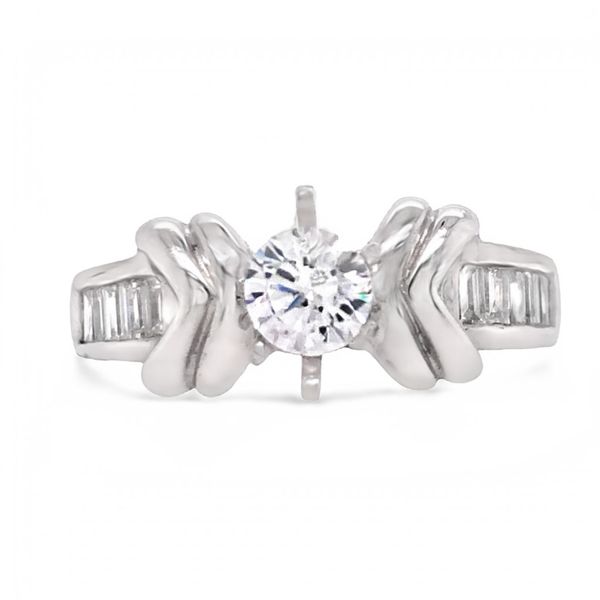 Platinum Diamond Engagement Ring JMR Jewelers Cooper City, FL