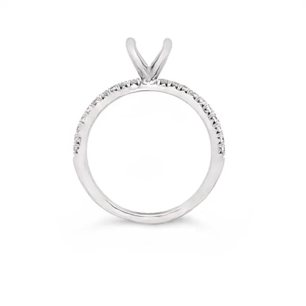 White Gold Diamond Engagement Ring