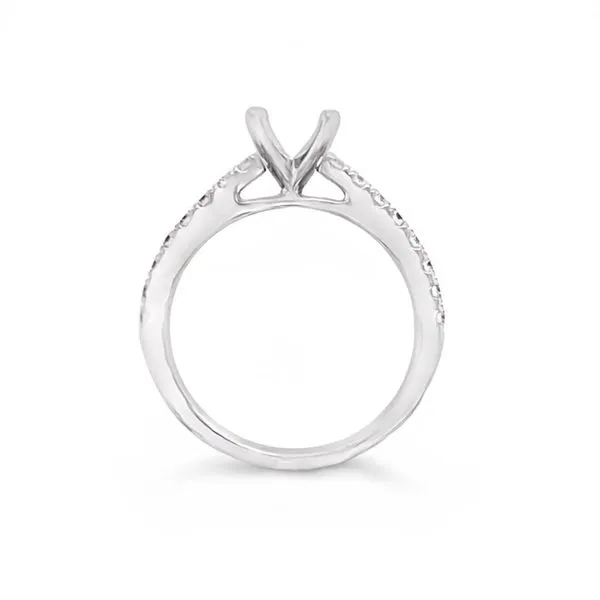 White Gold Diamond Engagement Ring