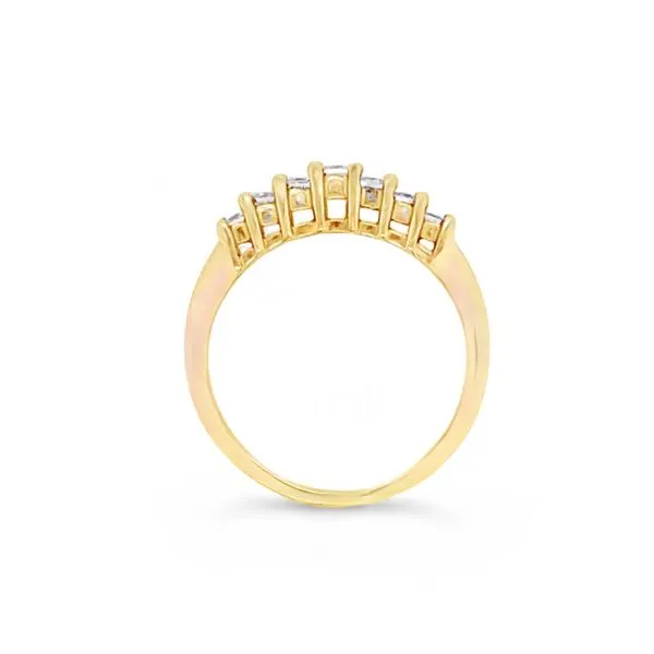 14Kt Yellow Gold Diamond Wedding Band Image 2 JMR Jewelers Cooper City, FL