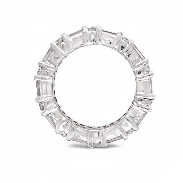 18Kt Diamond Wedding Band Image 2 JMR Jewelers Cooper City, FL